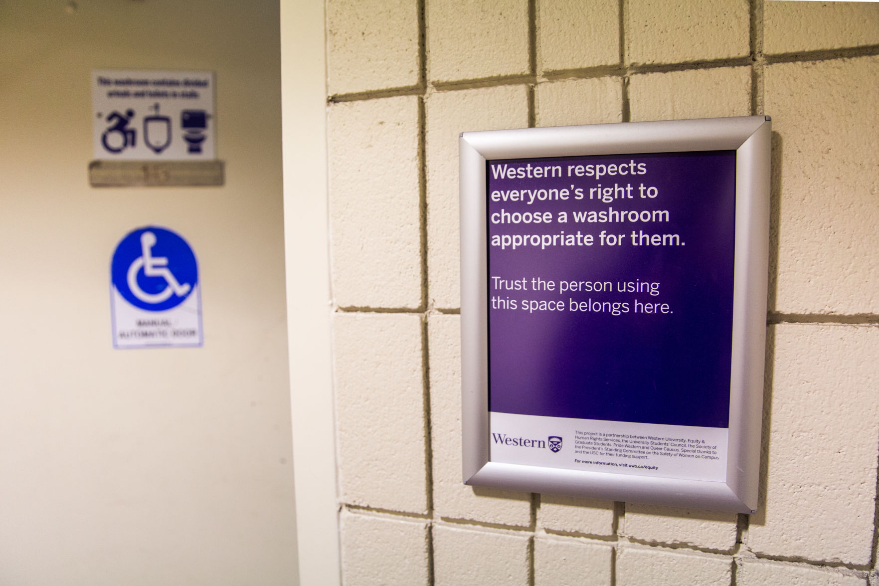 Gender neutral washrooms